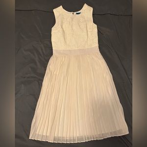 PIM + LARKIN XS Pleated & Lace Dress